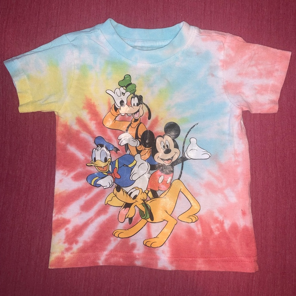 Disney Mickey Mouse and Friends Tie Dye Shirt